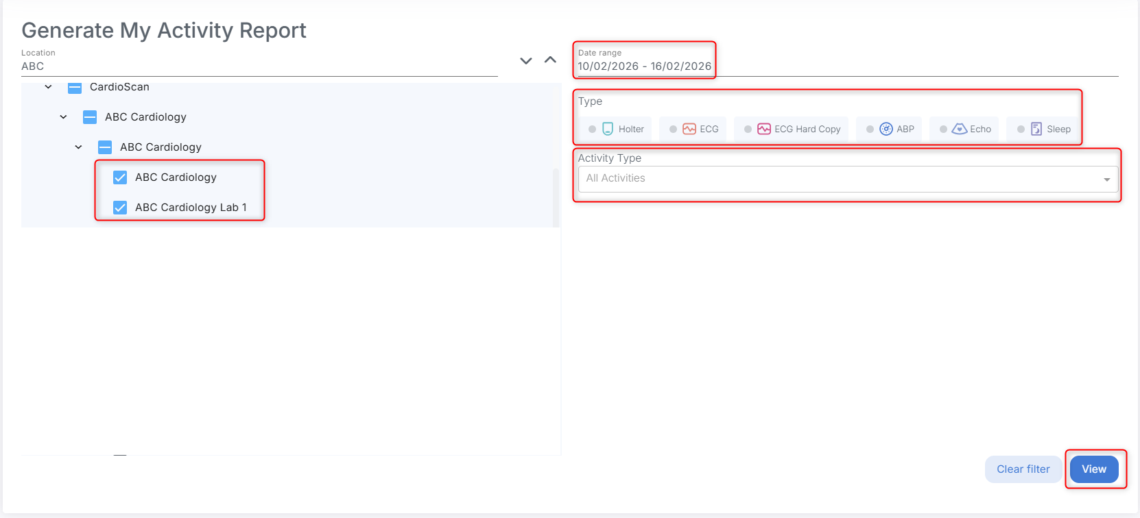 My Activity Report - Filter Criteria.png